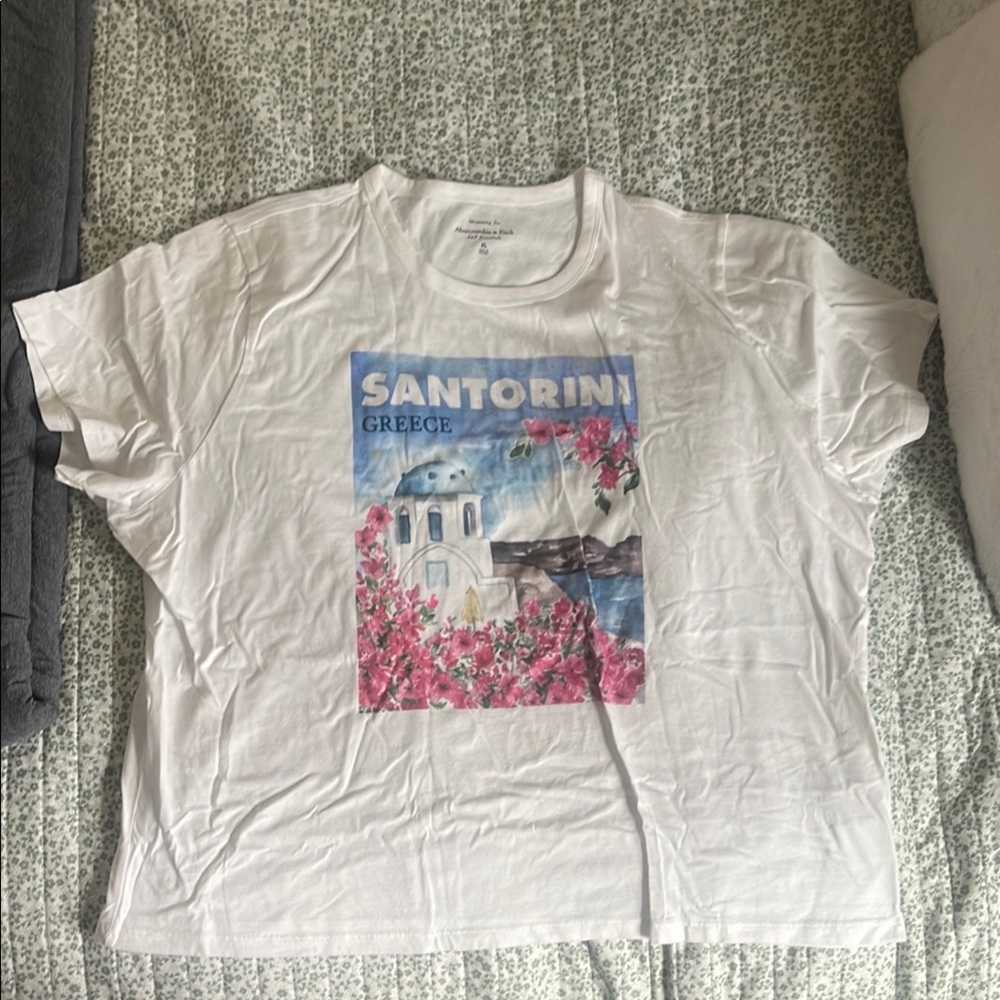 Santorini Greece Graphic T-Shirt